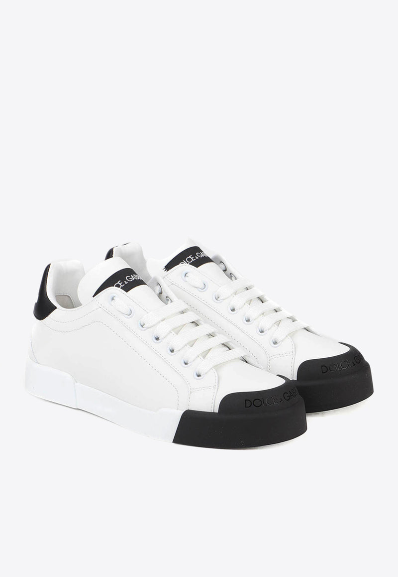 Dolce & Gabbana  Portofino Low-Top Sneakers White CK1802 AW113 89697