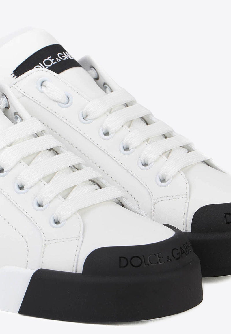 Dolce & Gabbana  Portofino Low-Top Sneakers White CK1802 AW113 89697