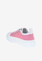 Dolce & Gabbana  Portofino Low-Top Canvas Sneakers Pink CK1834 AO853 8Z026