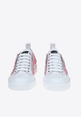 Dolce & Gabbana  Portofino Low-Top Canvas Sneakers Pink CK1834 AO853 8Z026