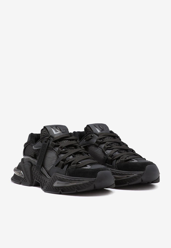 Dolce & Gabbana Airmaster Low-Top Sneakers Black CK2071 AY851 8K936