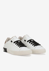 Dolce & Gabbana Portofino Vintage Calf Leather Sneakers White CK2203 AM780 89662