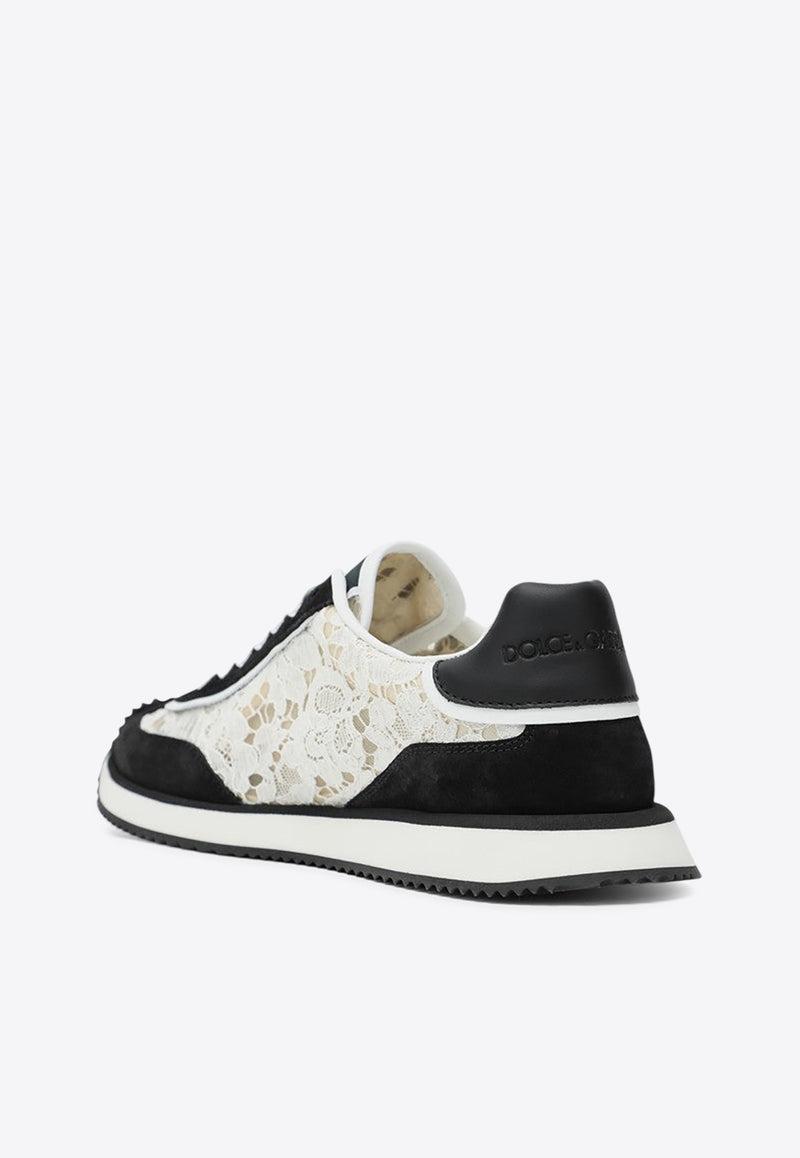 Dolce & Gabbana DG Cushion Mesh and Suede Low-Top Sneakers White CK2340A9AC2/R_DOLCE-89697
