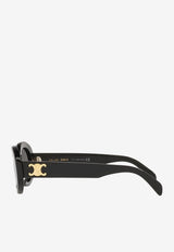 Celine Oval Acetate Sunglasses CL40194UBLACK