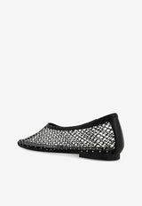 SENSO Clarissa Crystal-Mesh Ballet Flats Black CLARISSA_BLACK