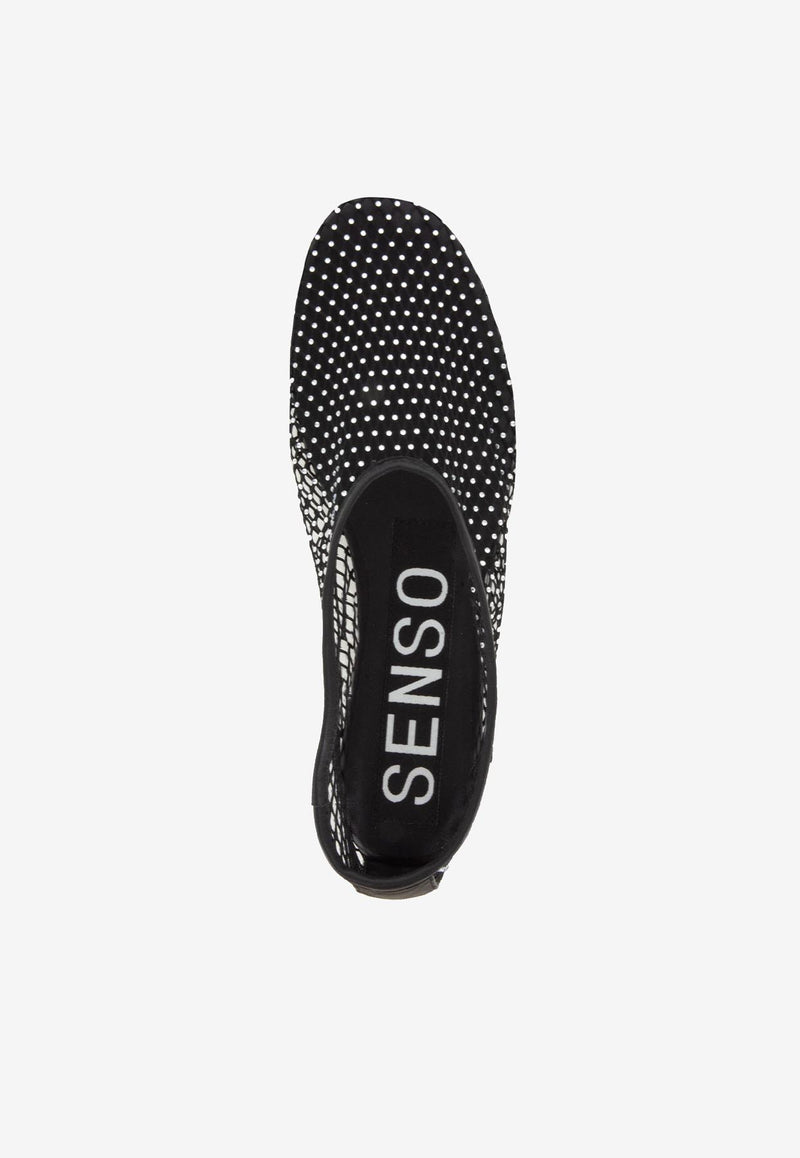 SENSO Clarissa Crystal-Mesh Ballet Flats Black CLARISSA_BLACK