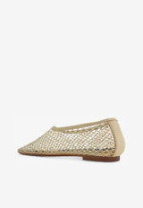 SENSO Clarissa Crystal-Mesh Ballet Flats Nude CLARISSA_NUDE