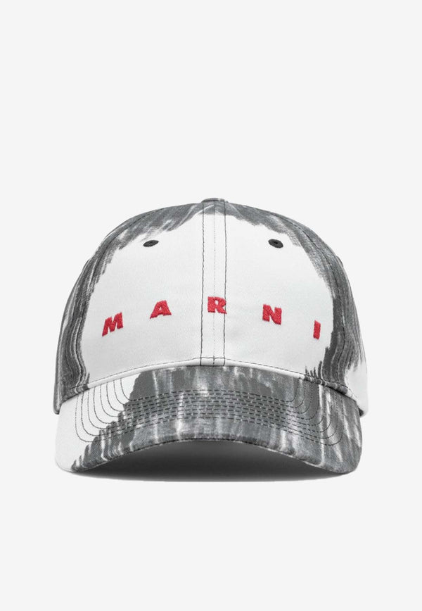 Marni Logo Embroidered Baseball Cap White CLZC0108PSUAC006/N_MARNI-BDN99