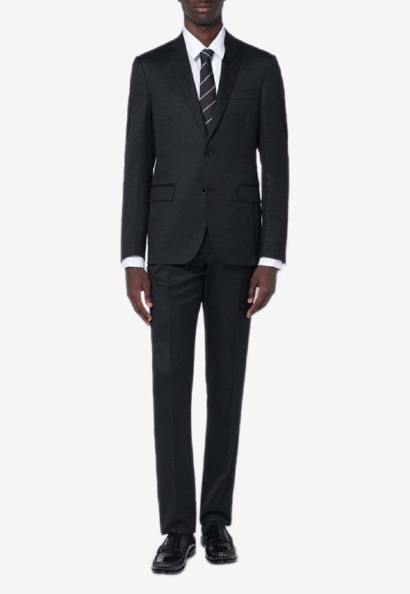 Lardini Wool Single-Breasted Suit Black CN5915EAAIF65412/R_LARDI-999