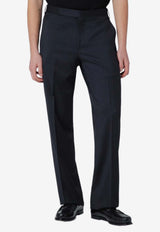 Lardini Tailored Wool Pants Blue CNPALUKCN64414/S_LARDI-850