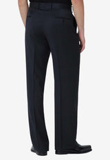 Lardini Tailored Wool Pants Blue CNPALUKCN64414/S_LARDI-850