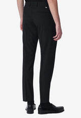 PT Torino Tapered-Leg Wool Blend Pants Black COAFX0Z00FWDMA27/S_PT0F-0990