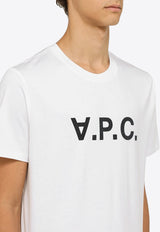 A.P.C. Logo Print Basic T-shirt White COBQX-H26586CO/O_APC-IAK