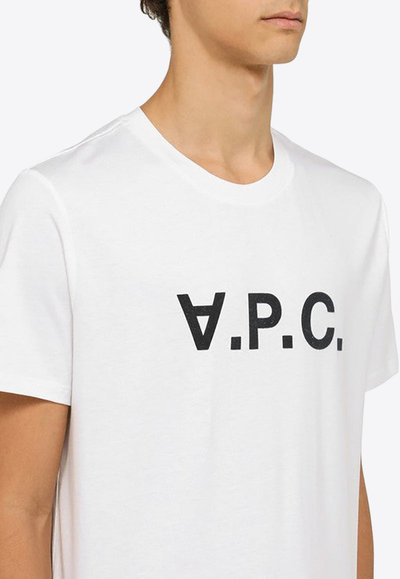 A.P.C. Logo Print Basic T-shirt White COBQX-H26586CO/O_APC-IAK