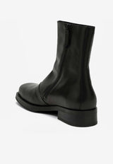 Our Legacy Smooth Leather Ankle Boots Black COCBBLE/S_OLEGA-BLK