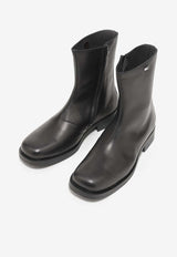 Our Legacy Camion Leather Ankle Boots Black COCBB_000_BLACK