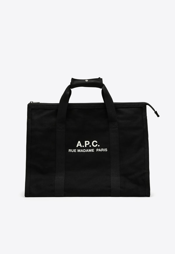 A.P.C. Récupération Logo Print Tote Bag Black CODBM-H62230DE/O_APC-LZZ