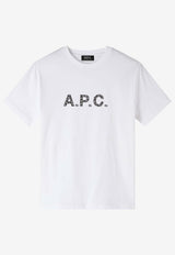 A.P.C. James Logo Print T-shirt White COEIO-H26347WHITE