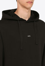 A.P.C. Larry Logo Print Hooded Sweatshirt COEIP-H27622CO/N_APC-LZZ