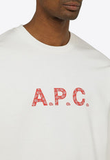 A.P.C. Timothy Logo Print Sweatshirt White COEIP-H27886CO/O_APC-TAB