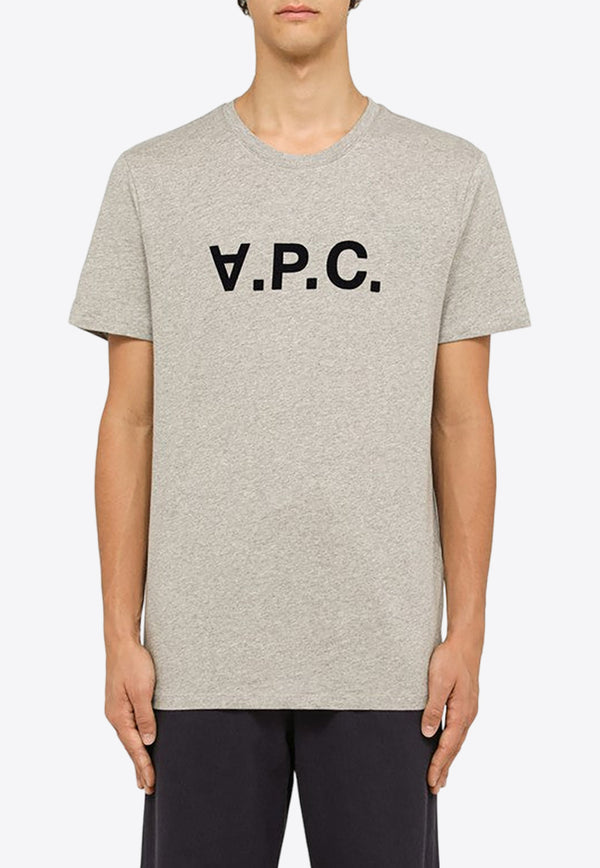 A.P.C. Logo Print Basic T-shirt Gray COEZB-H26943CO/O_APC-PLB