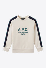 A.P.C. Kids Kids Jani Logo Sweatshirt Ivory COEZD-E27781CO/M_APC-KAE