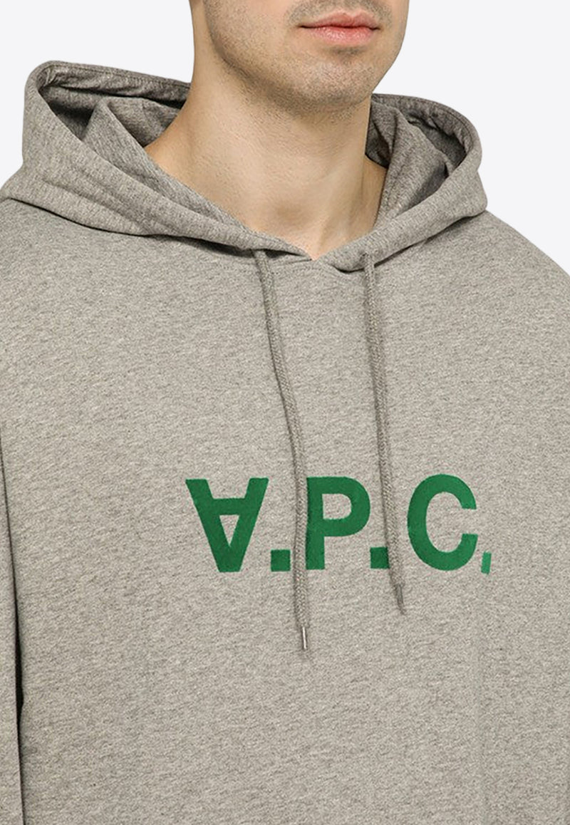 A.P.C. Milo Logo Hooded Sweatshirt Gray COFDX-H27833CO/O_APC-PLB