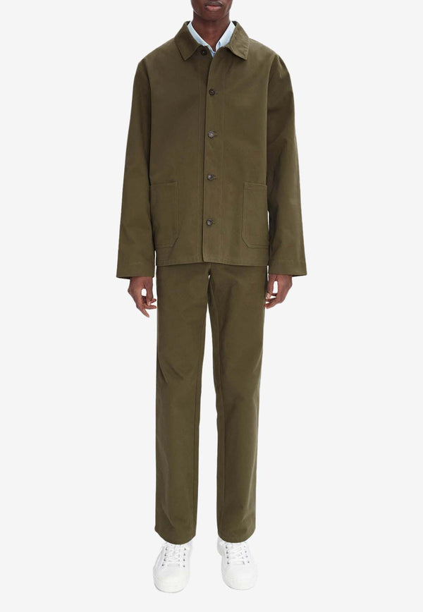 A.P.C. Kerlouan Logo Jacket COGEW-H03205KHAKI