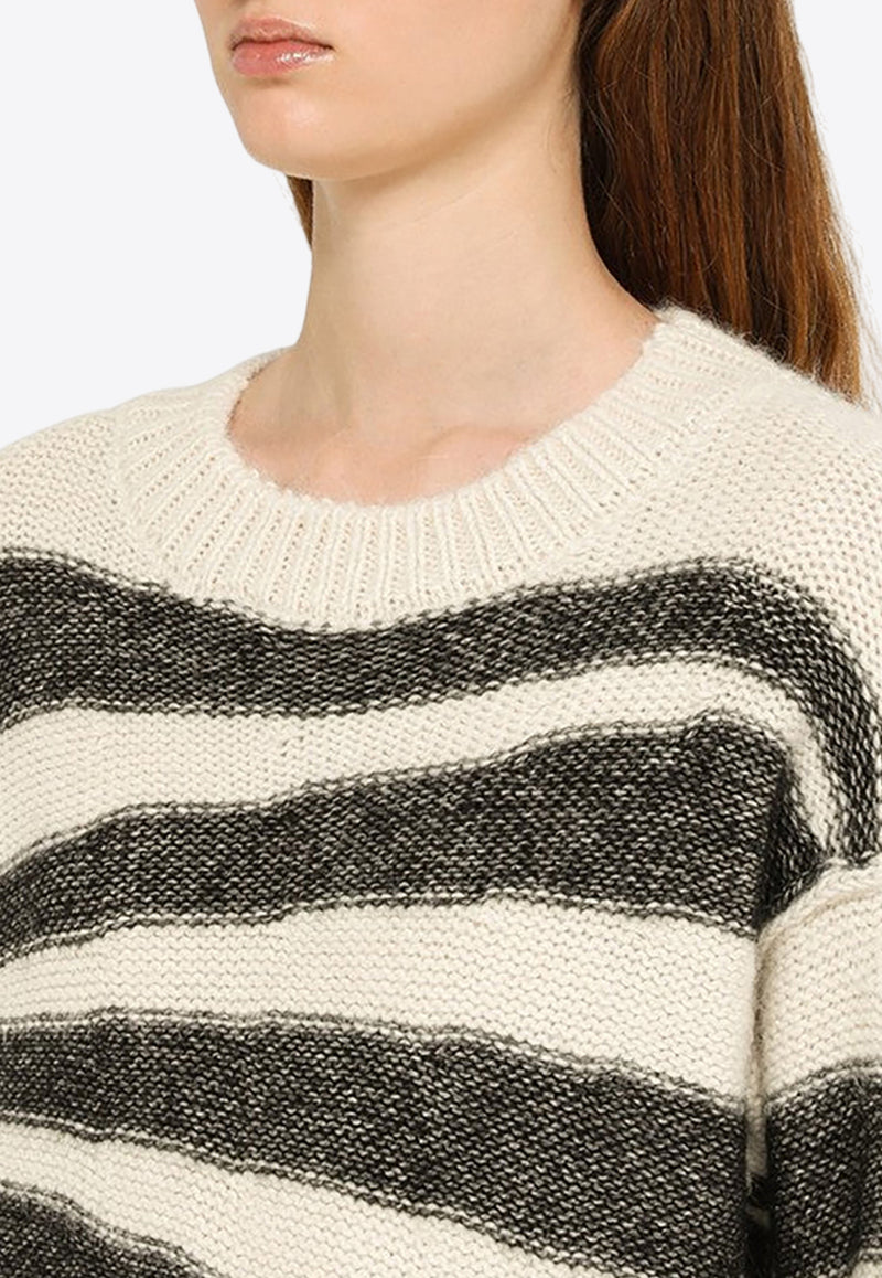 A.P.C. Eleonor Zebra-Pattern Sweater Beige COGVI-F23270CO/N_APC-AAD