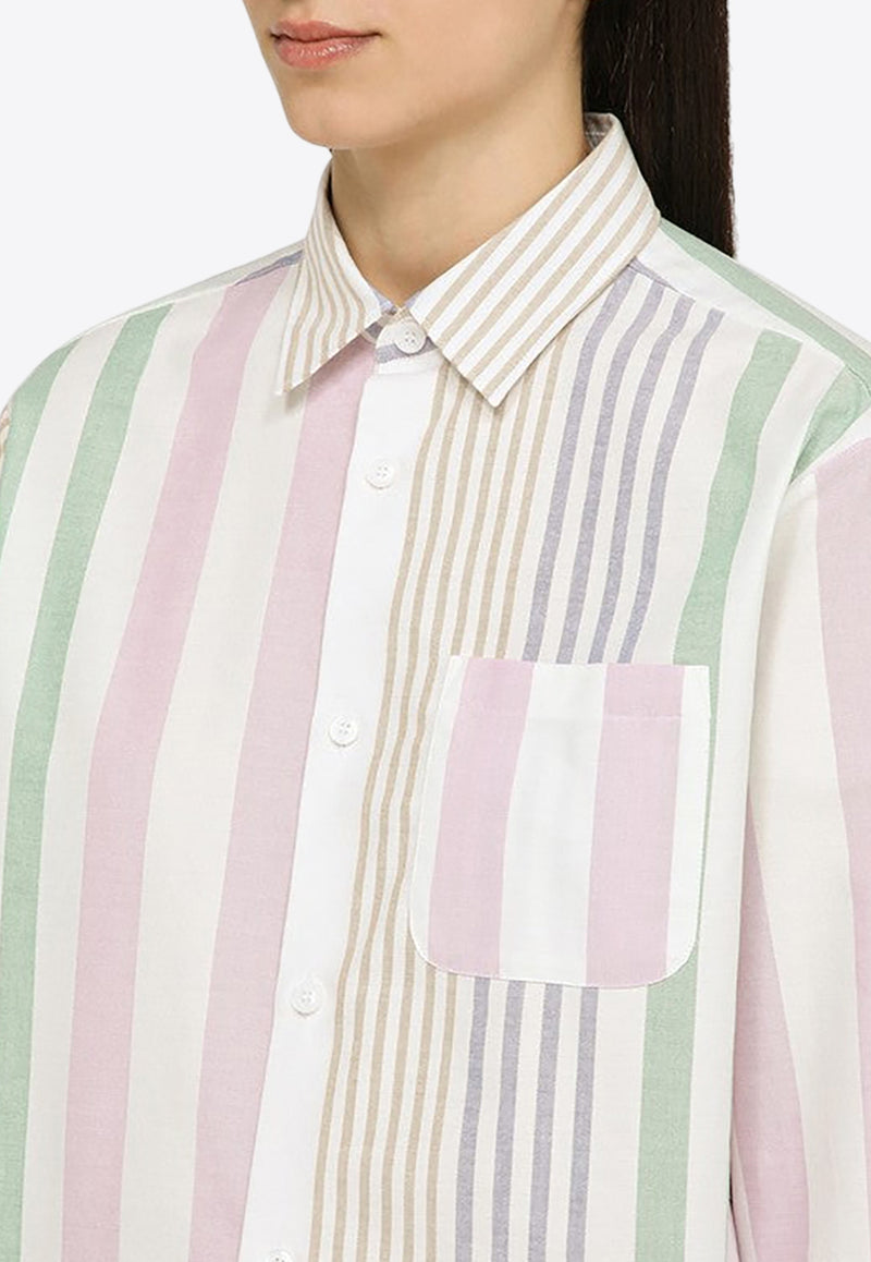 A.P.C. Sela Striped Long-Sleeved Shirt Multicolor COGWK-F12531CO/O_APC-SAA
