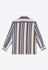 A.P.C. Stefan Striped Overshirt COGYA-H02920BLUE MULTI