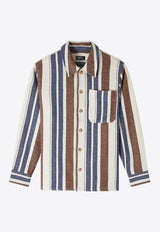 A.P.C. Stefan Striped Overshirt COGYA-H02920BLUE MULTI