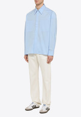 A.P.C. X Natacha Ramsay-Levi Classic Long-Sleeved Shirt Light Blue COGYD-H12595CO/O_APC-IAA