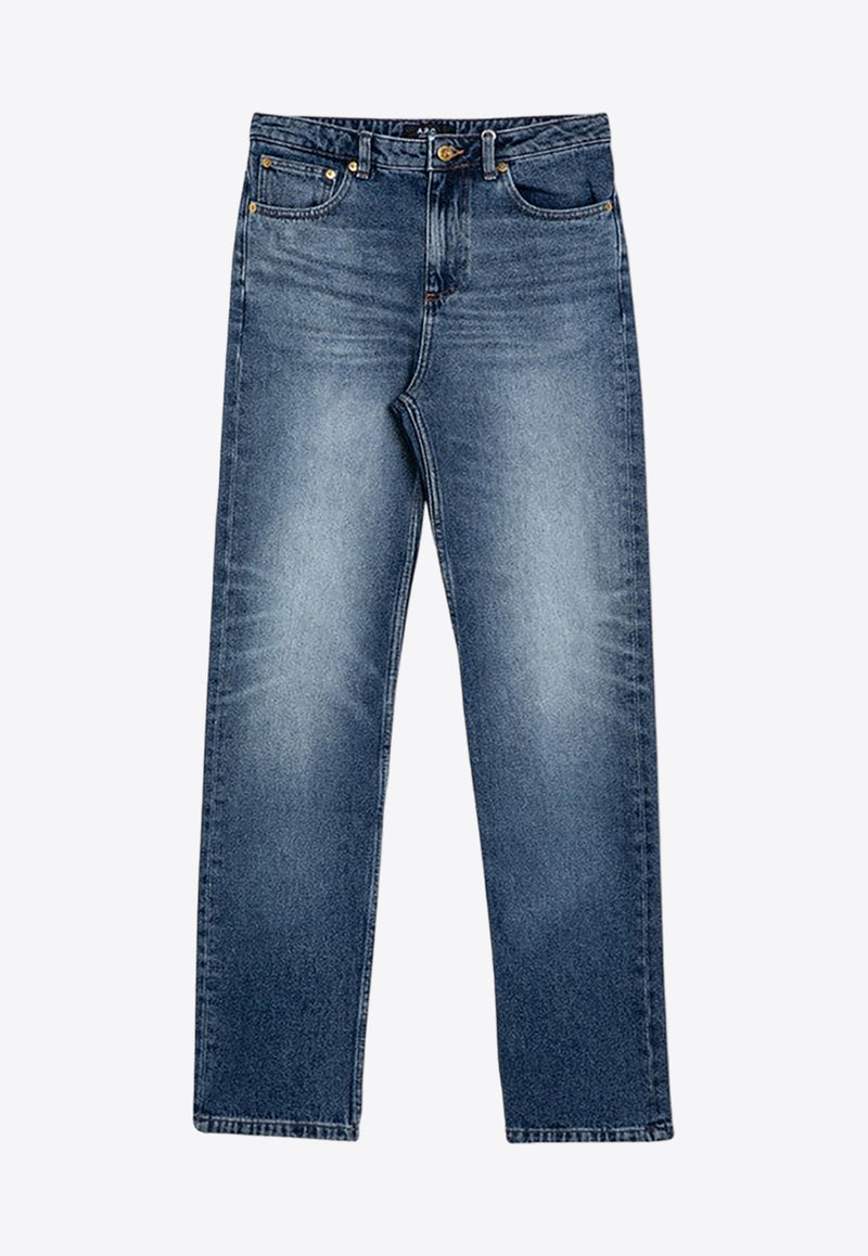 A.P.C. Classic Straight-Leg Washed Jeans Blue COGZU-F09213CO/P_APC-IAL