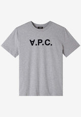 A.P.C. Logo Short-Sleeved T-shirt COHBM-M26384GREY