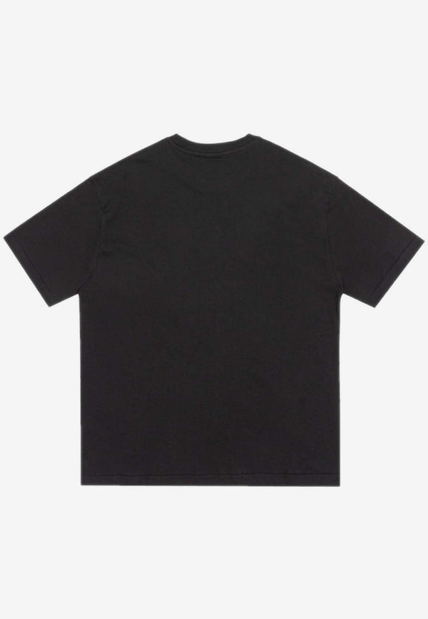 A.P.C. Logo Boxy Short-Sleeved T-shirt COHBW-H26386BLACK