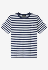 A.P.C. Striped Crewneck T-shirt Blue COHBZ-M26419CO/S_APC-IAK