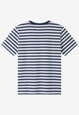 A.P.C. Striped Crewneck T-shirt Blue COHBZ-M26419CO/S_APC-IAK