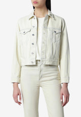 A.P.C. Cropped Denim Jacket White COHLB-F32028CO/S_APC-AAF
