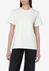 A.P.C. Logo Crewneck T-shirt  Ecru COHMB-M26384CO/S_APC-ILH