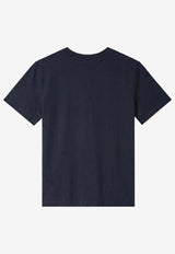 A.P.C. Logo Print T-shirt Blue COHMB-M26384UCO/S_APC-ILH