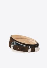 Déhanche Colette Suede Western Belt Dark Brown COLET-SUE_DARK BROWN