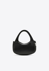 Coperni Micro Baguette Leather Swipe Bag Black COPBA17405LE/O_COPE-BLACK