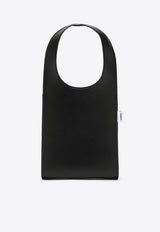 Coperni Micro Swipe Leather Tote Bag Black COPBA59405LE/O_COPE-BLACK