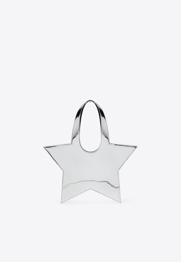 Coperni Mini Star Mirrored Leather Tote Bag  Silver COPBA87F6005PL/Q_COPE-SLV