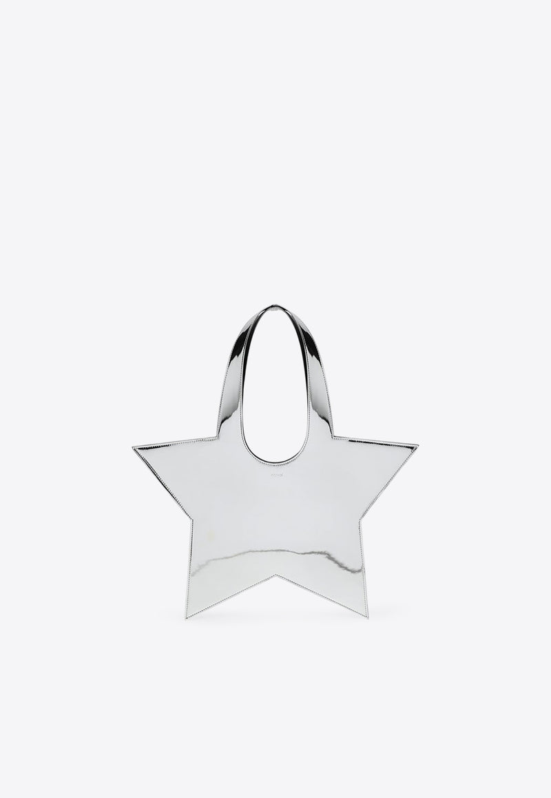 Coperni Mini Star Mirrored Leather Tote Bag  Silver COPBA87F6005PL/Q_COPE-SLV