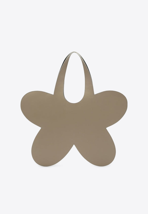 Coperni Flower Leather Tote Bag  Taupe COPBA94F6012LE/Q_COPE-BEI