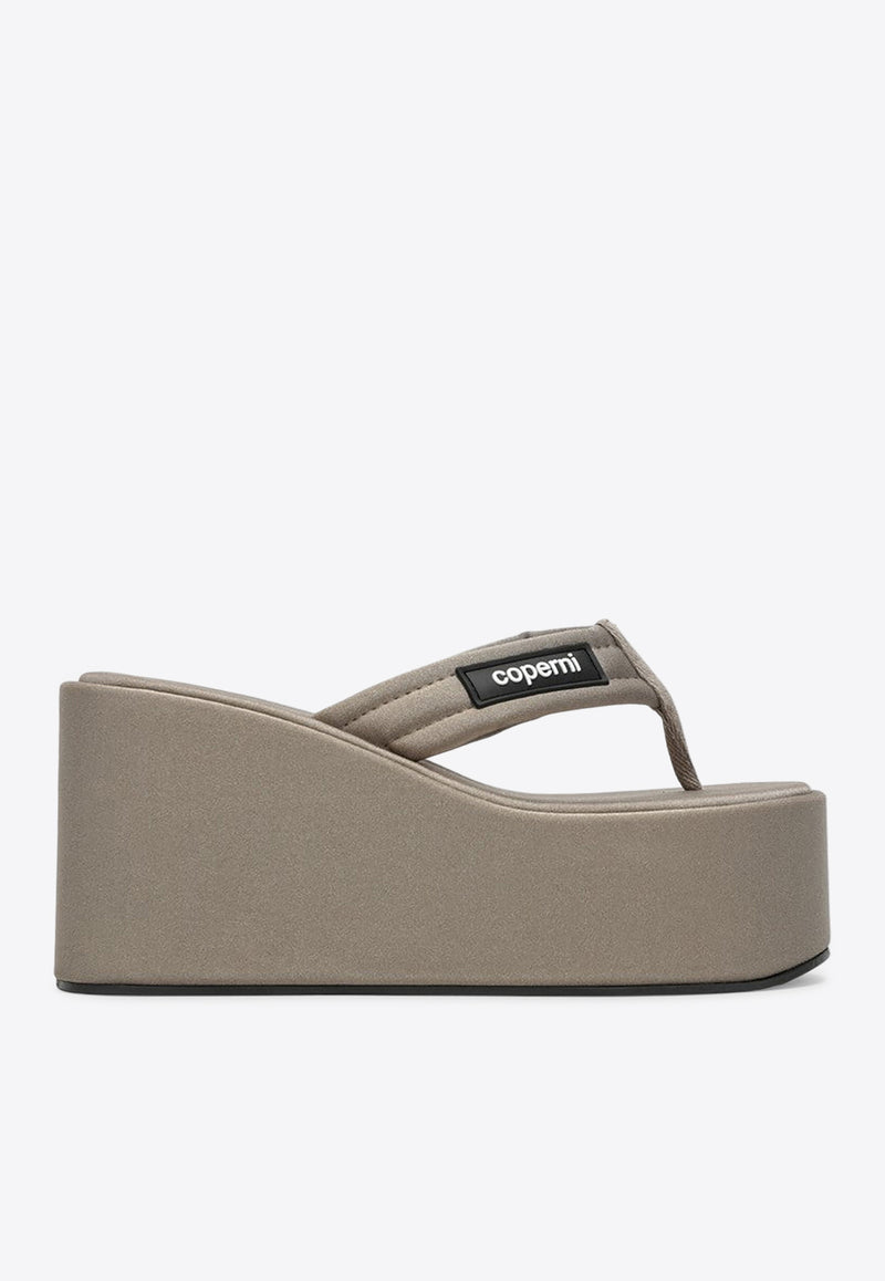 Coperni 100 Platform Wedge Sandals Gray COPSH09454NY/O_COPE-GRY