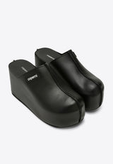 Coperni Flatform Leather Mules Black COPSH38F6015LE/P_COPE-BLK