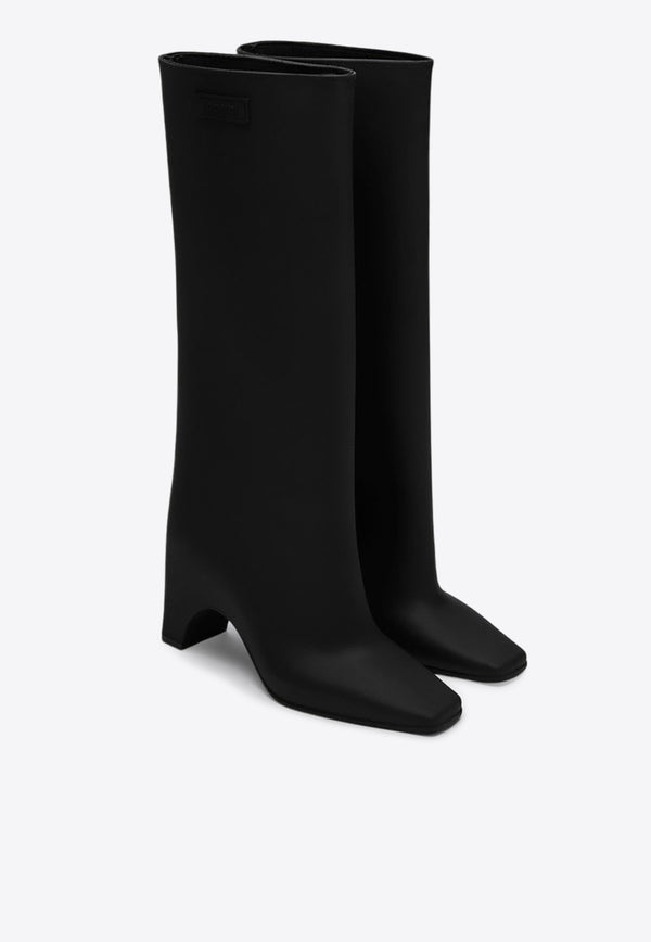 Coperni Bridge 90 Knee-High Boots Black COPSH43F9005PVC/P_COPE-BLK